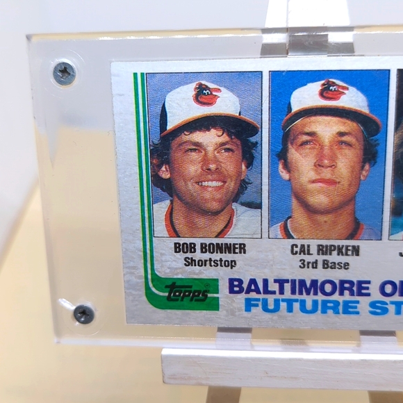1982 Topps 21 Baltimore Orioles Future Stars Bonner Ripken Schneider - Picture 3 of 8